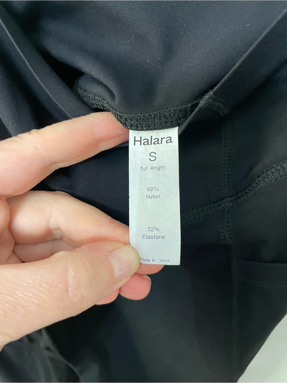 HALARA High Rise Seamless Black Leggings Scrunch Butt Contour Womens size S - Picture 5 of 7